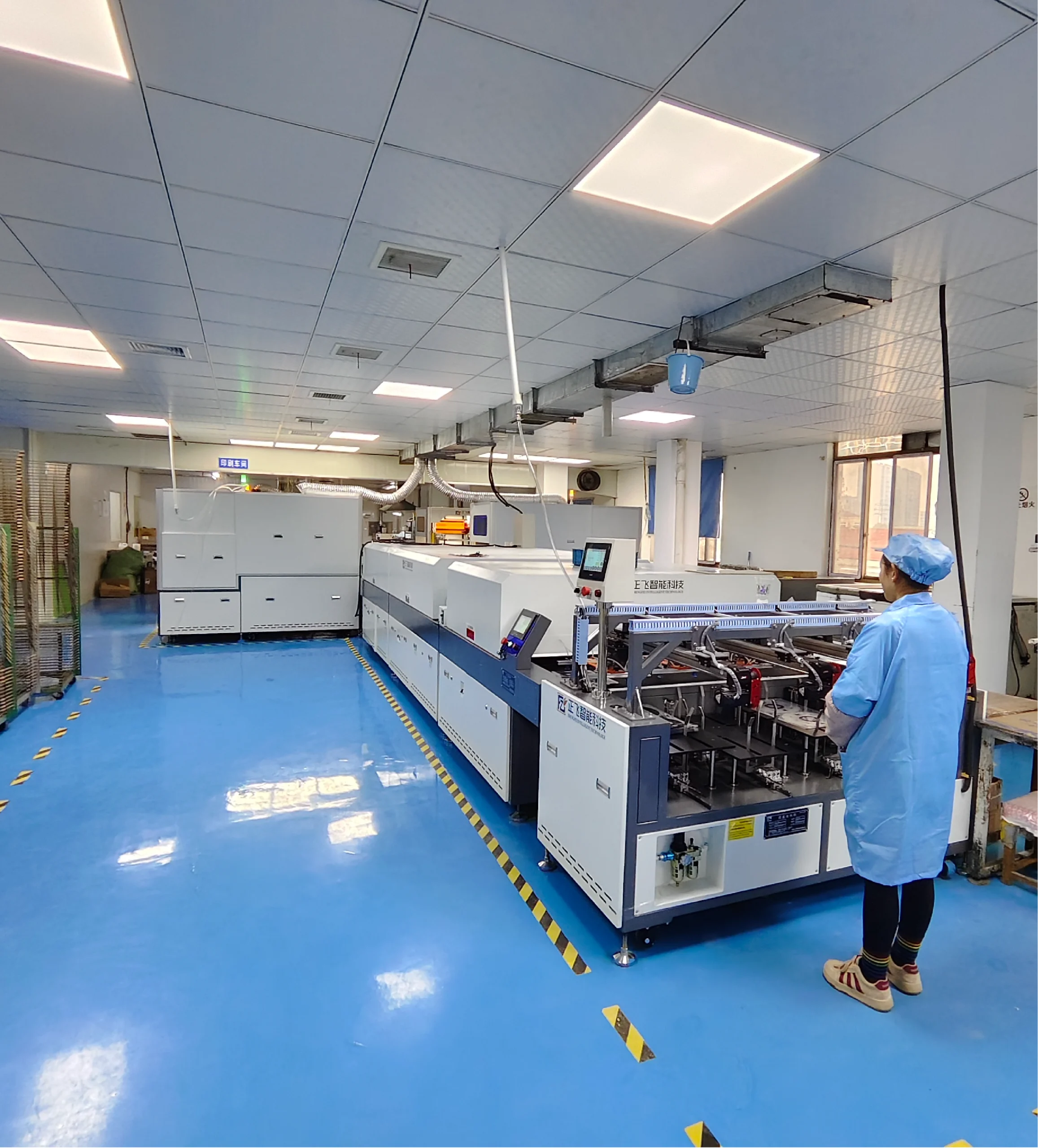 Overview of our dedicated assembly lines for Motion-sensing Controller Wholesale manufacturing, direct factory floor view