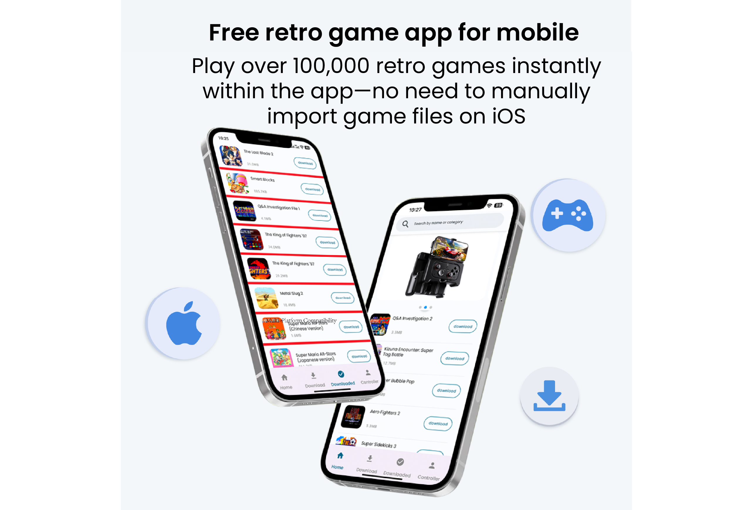 Free retro game app for mobile