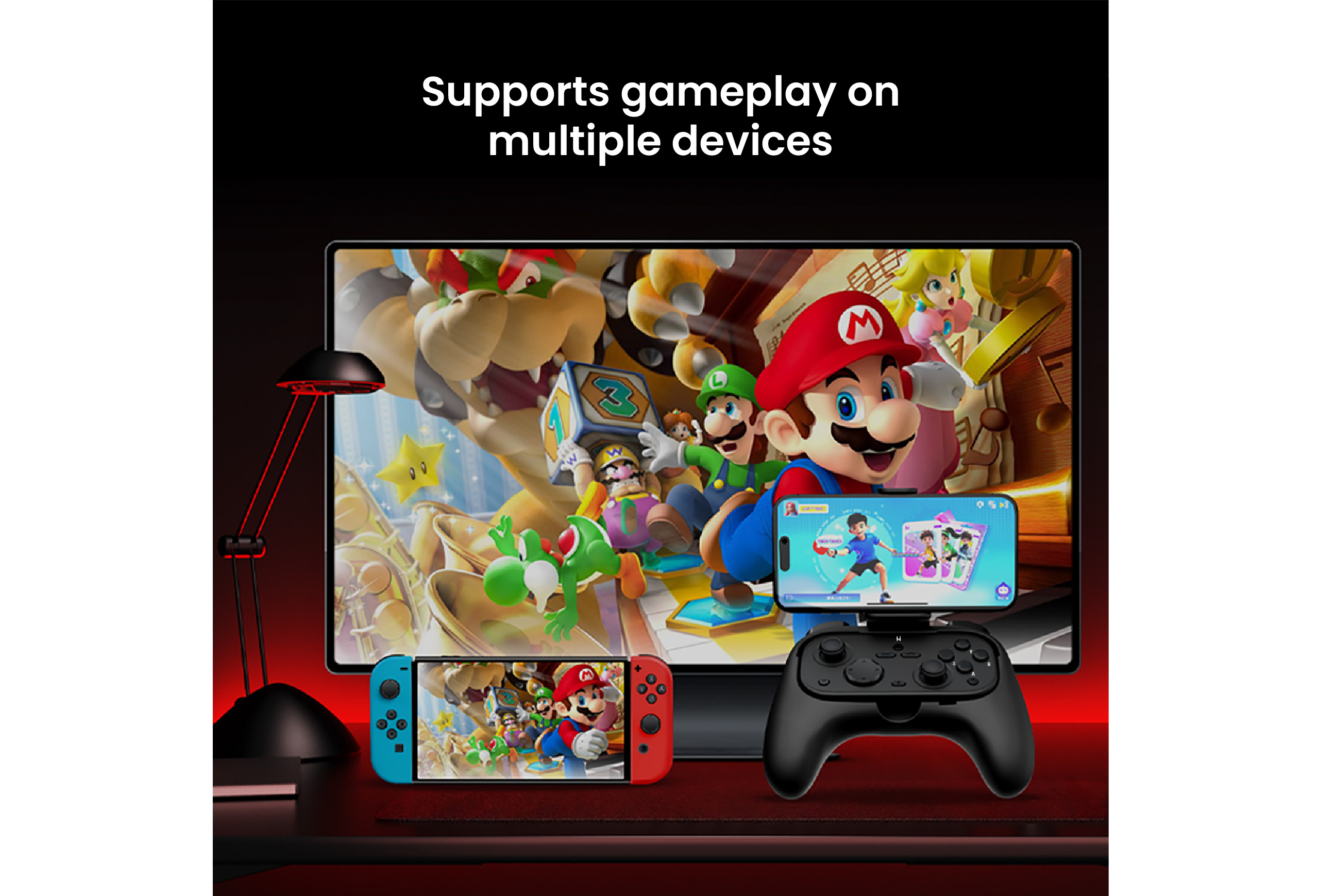 Supports gameplay on multiple devices.